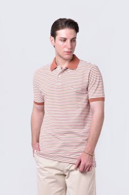 پولوشرت آستین کوتاه راه راه مردانه