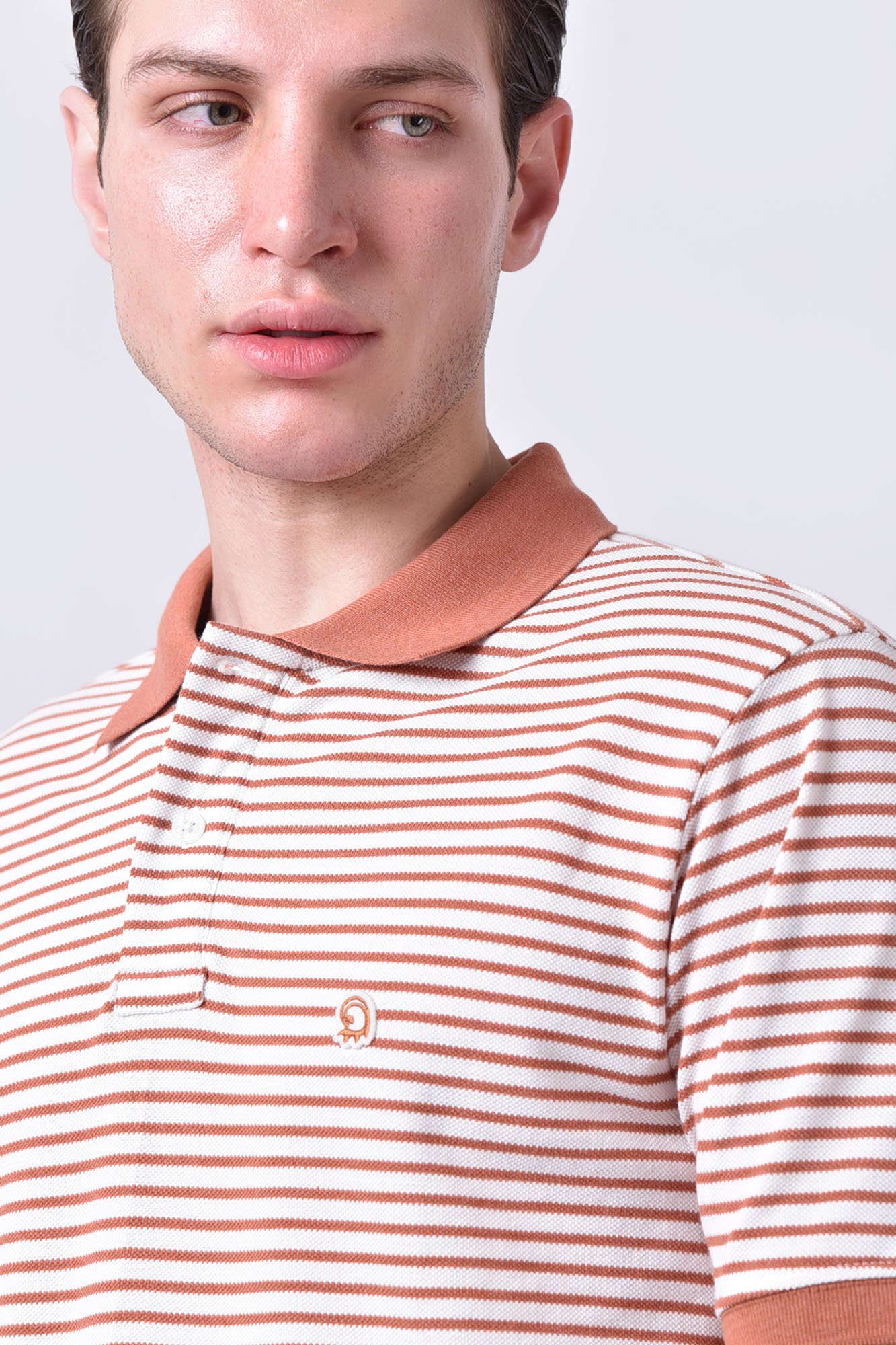 پولوشرت آستین کوتاه راه راه مردانه