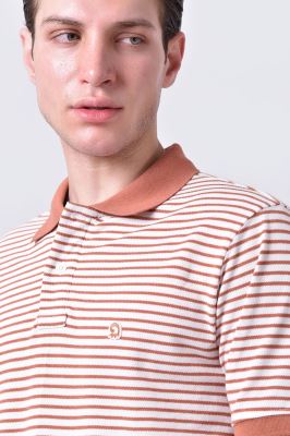 پولوشرت آستین کوتاه راه راه مردانه