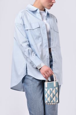 شومیز آستین بلند چاپی زنانه