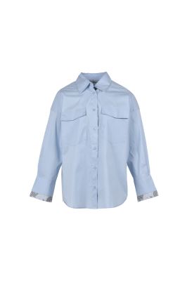 شومیز آستین بلند چاپی زنانه