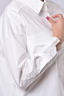 شومیز آستین بلند چاپی زنانه