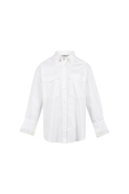 شومیز آستین بلند چاپی زنانه