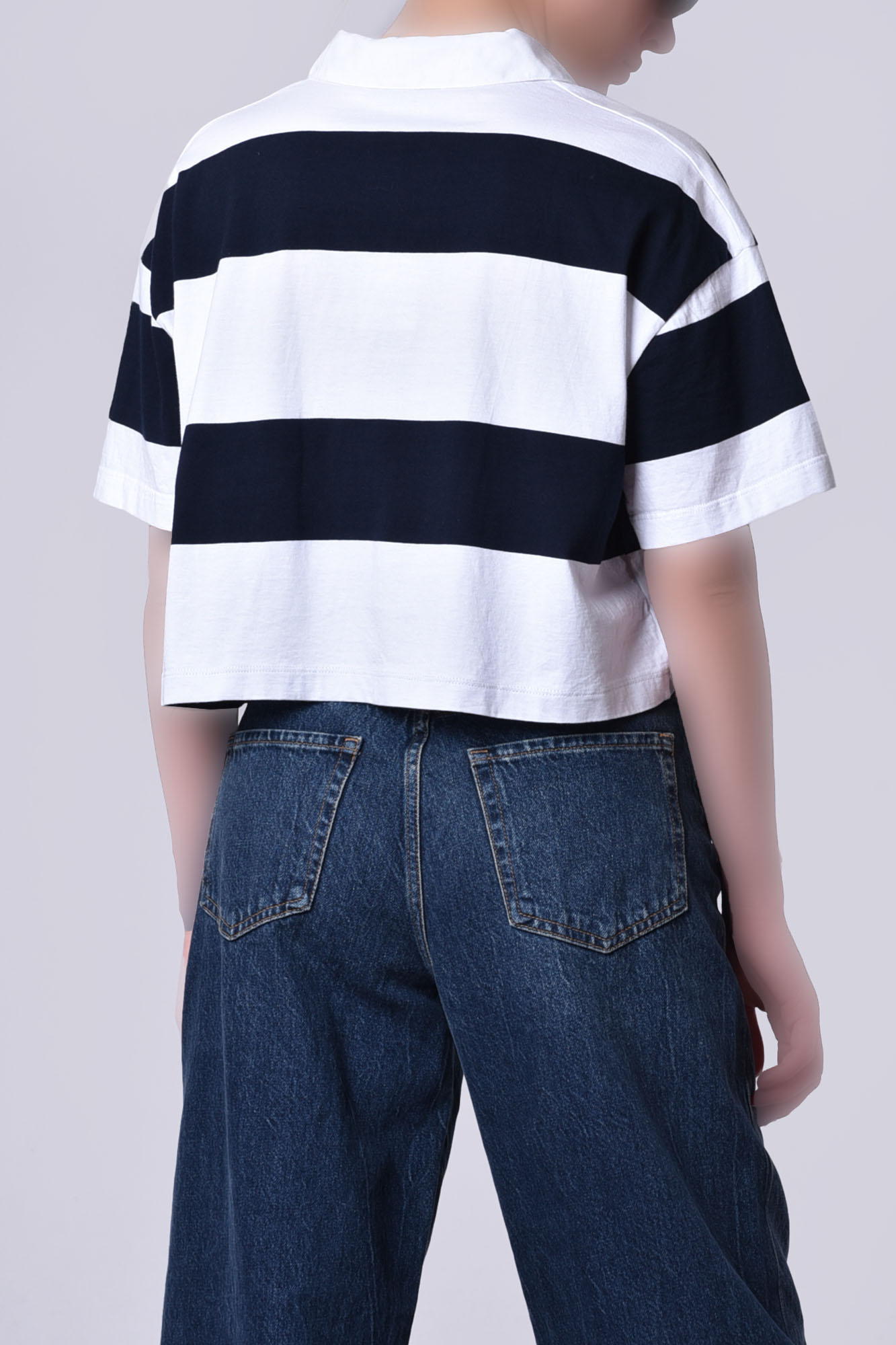 پولوشرت آستین کوتاه چاپی زنانه