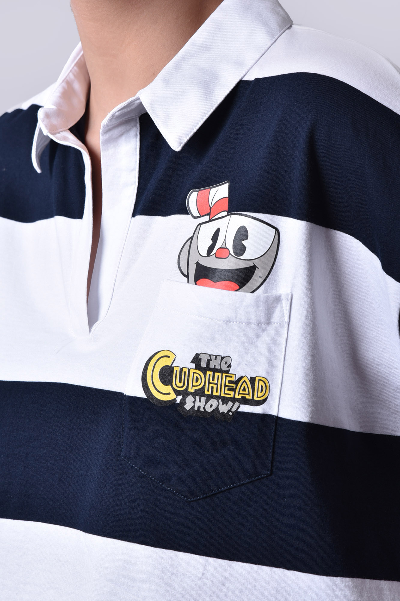 پولوشرت آستین کوتاه چاپی زنانه