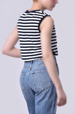 تاپ تیشرتی راه راه زنانه