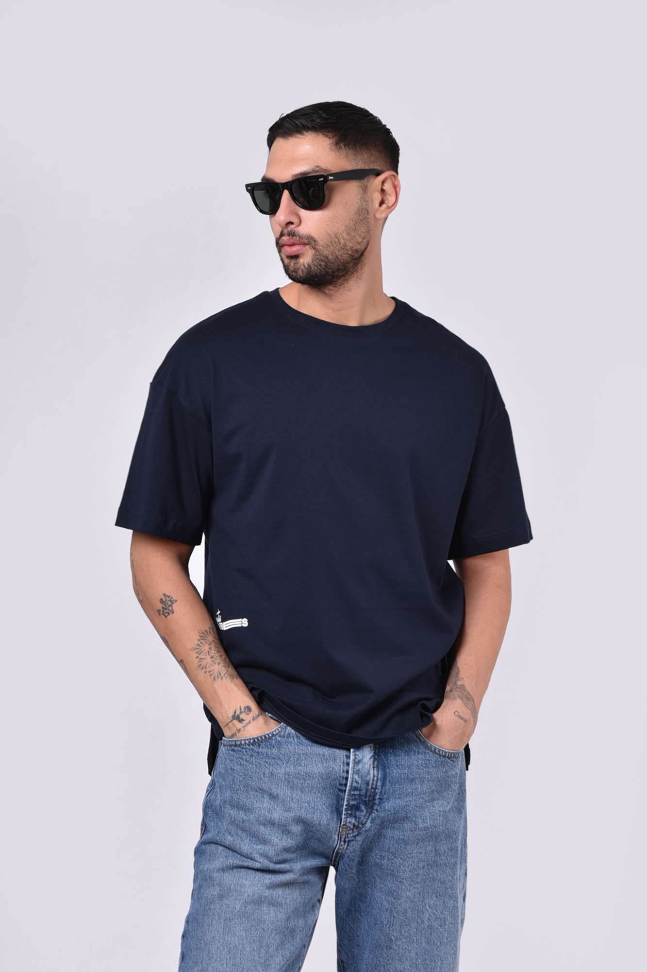 تیشرت آستین کوتاه چاپی مردانه