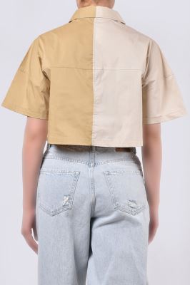 شومیز آستین کوتاه ساده زنانه