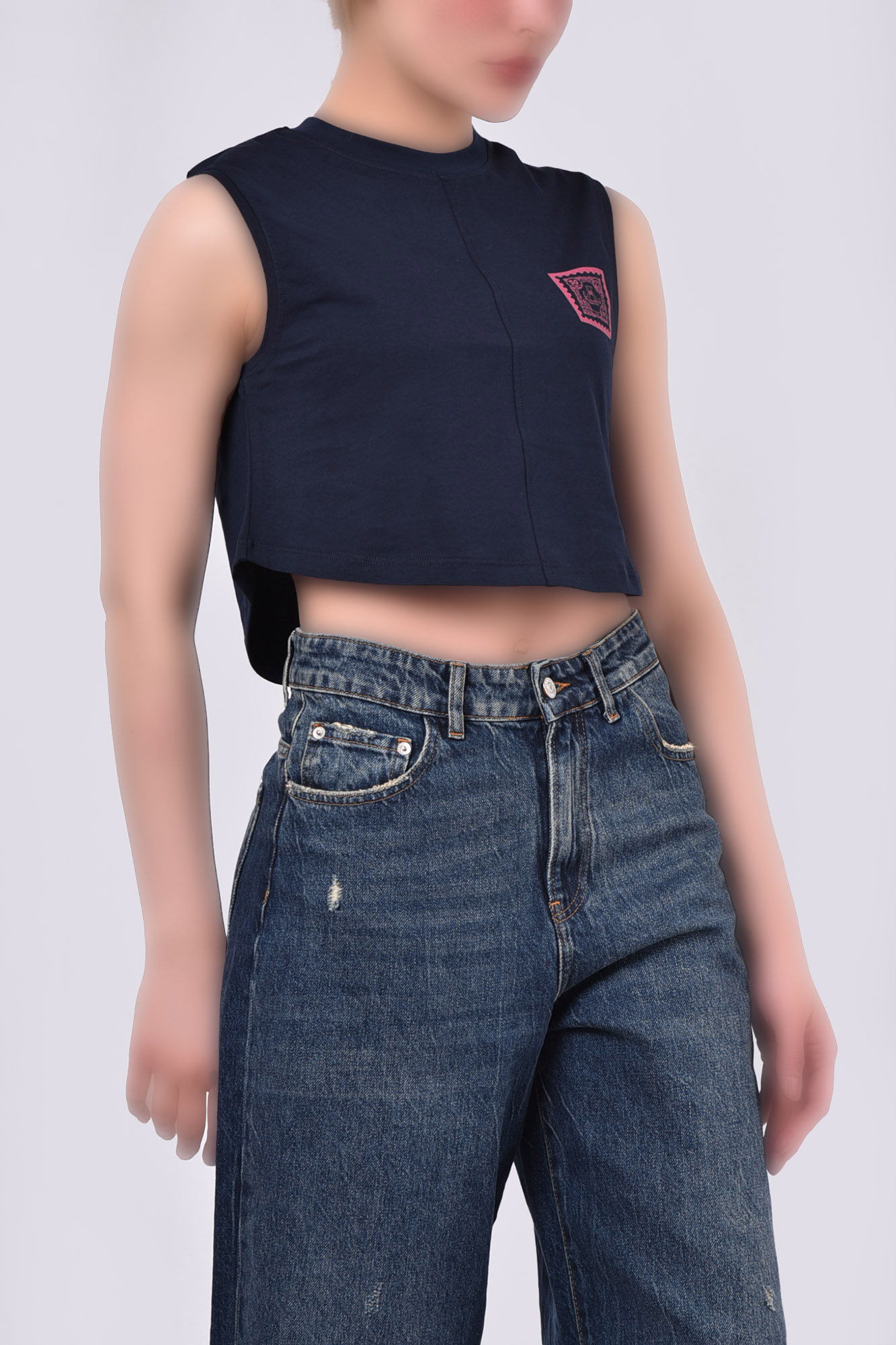 تاپ تیشرتی چاپی زنانه