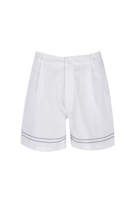 شلوارک پارچه ای گلدوزی زنانه