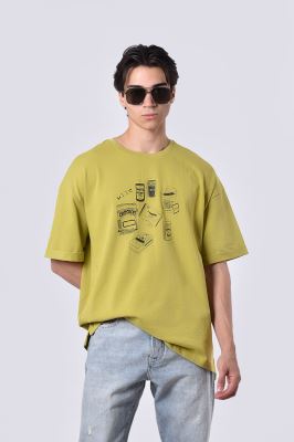 تیشرت آستین کوتاه چاپی مردانه