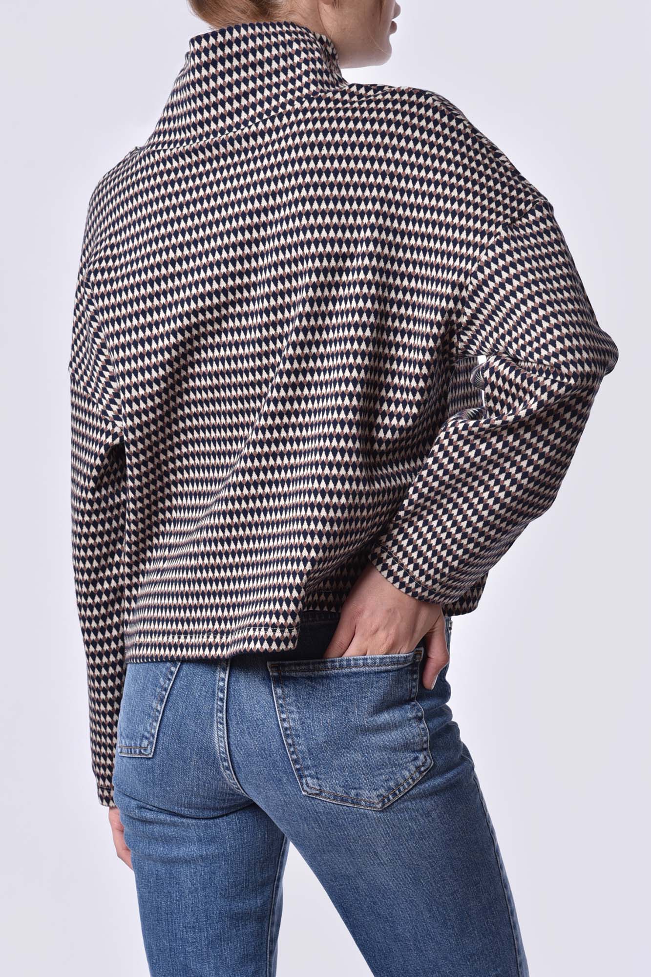 بلوز آستین بلند طرحدار زنانه