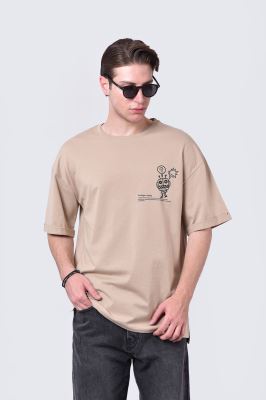 تیشرت آستین کوتاه چاپی مردانه