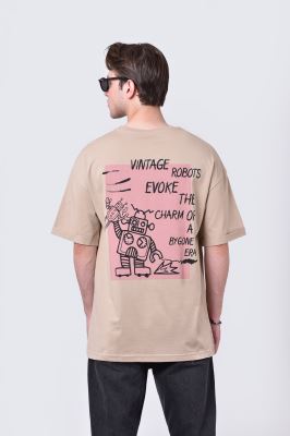 تیشرت آستین کوتاه چاپی مردانه