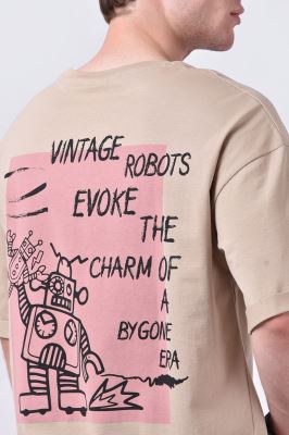 تیشرت آستین کوتاه چاپی مردانه