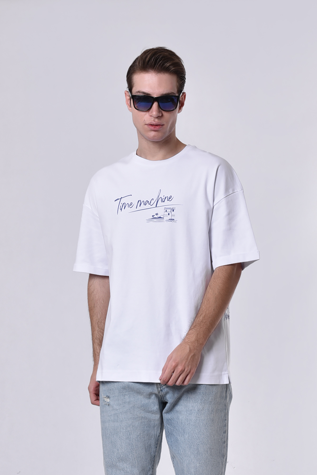 تیشرت آستین کوتاه چاپی مردانه