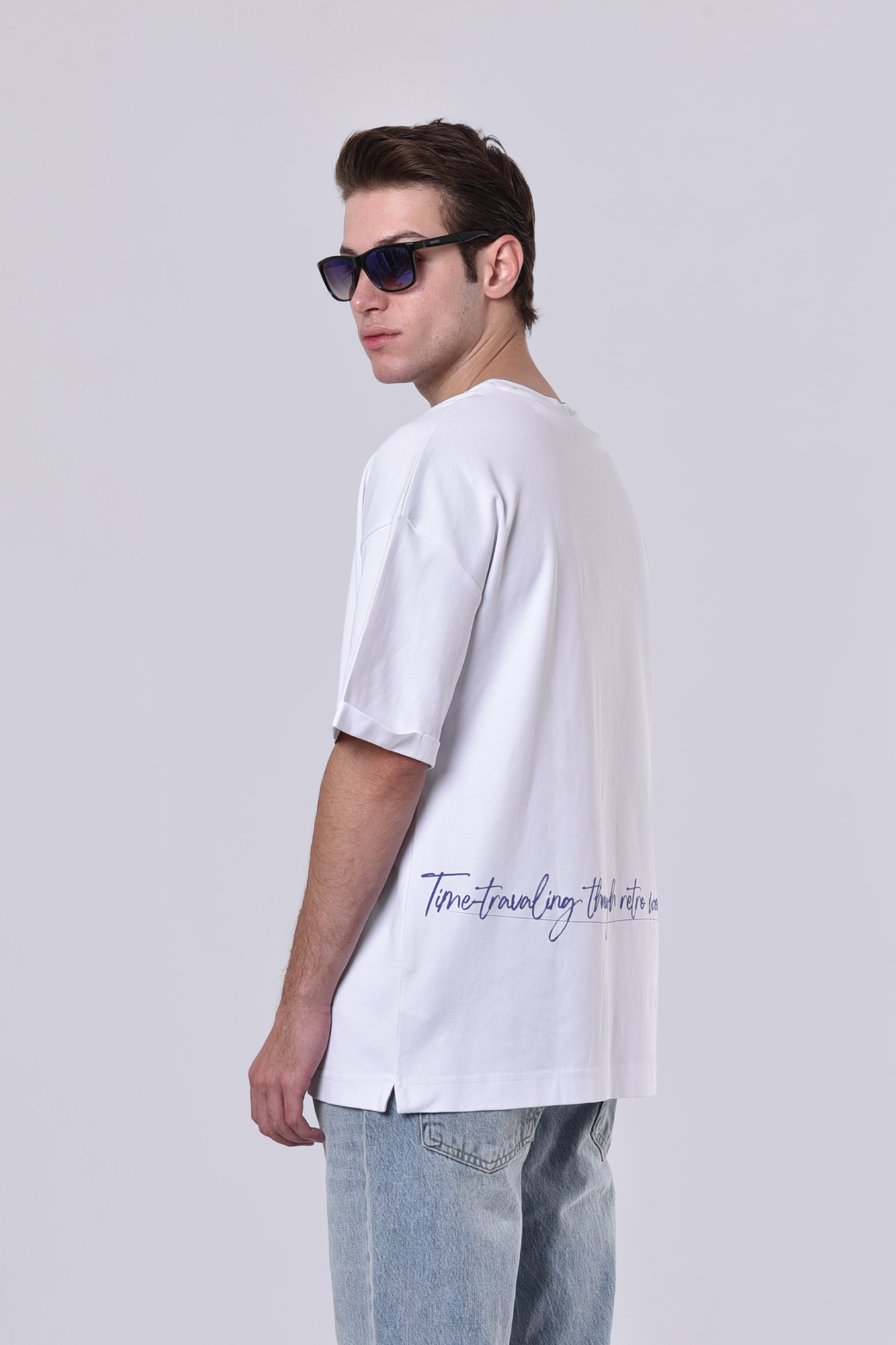 تیشرت آستین کوتاه چاپی مردانه