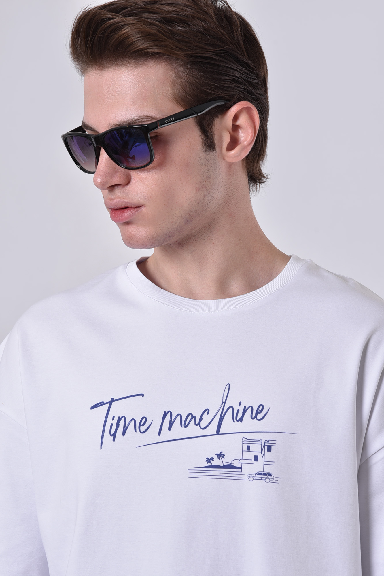 تیشرت آستین کوتاه چاپی مردانه