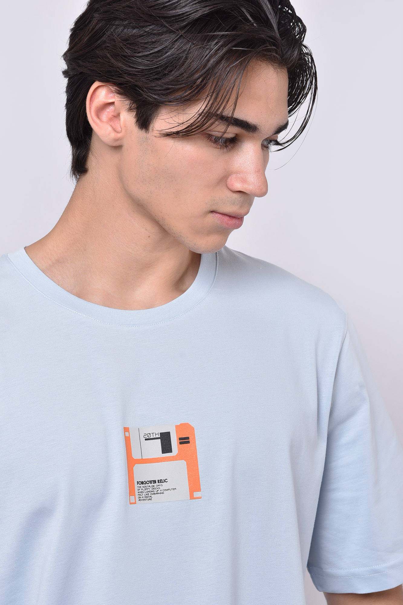 تیشرت آستین کوتاه چاپی مردانه