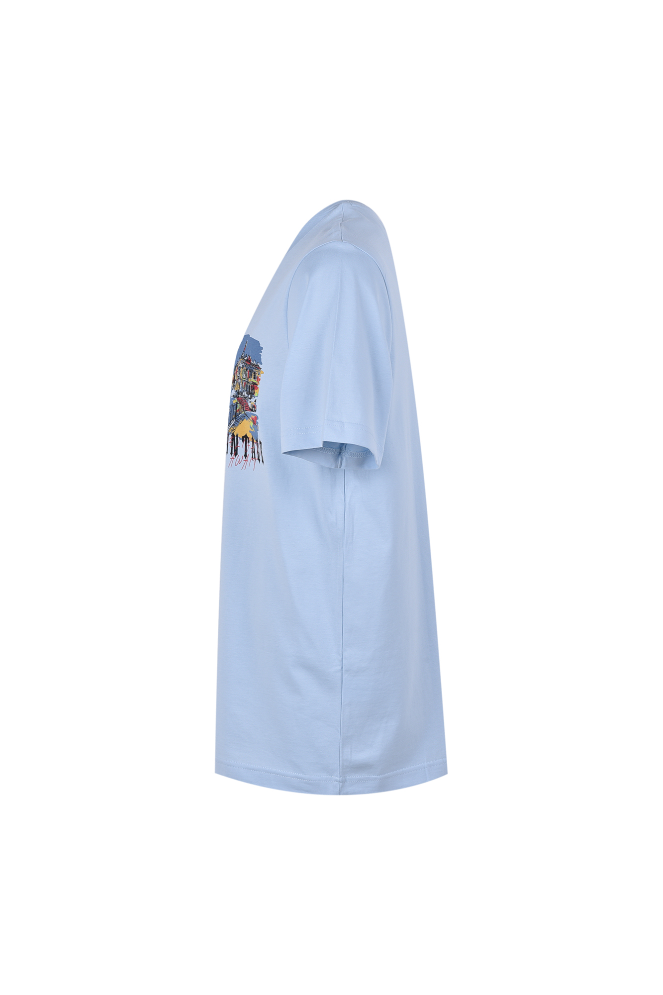 تیشرت آستین کوتاه چاپی مردانه