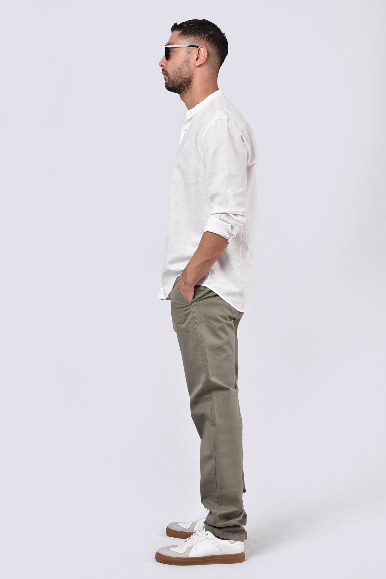 شلوار کتان ساده مردانه