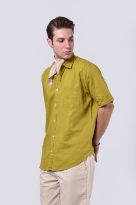 پیراهن آستین کوتاه یقه دار