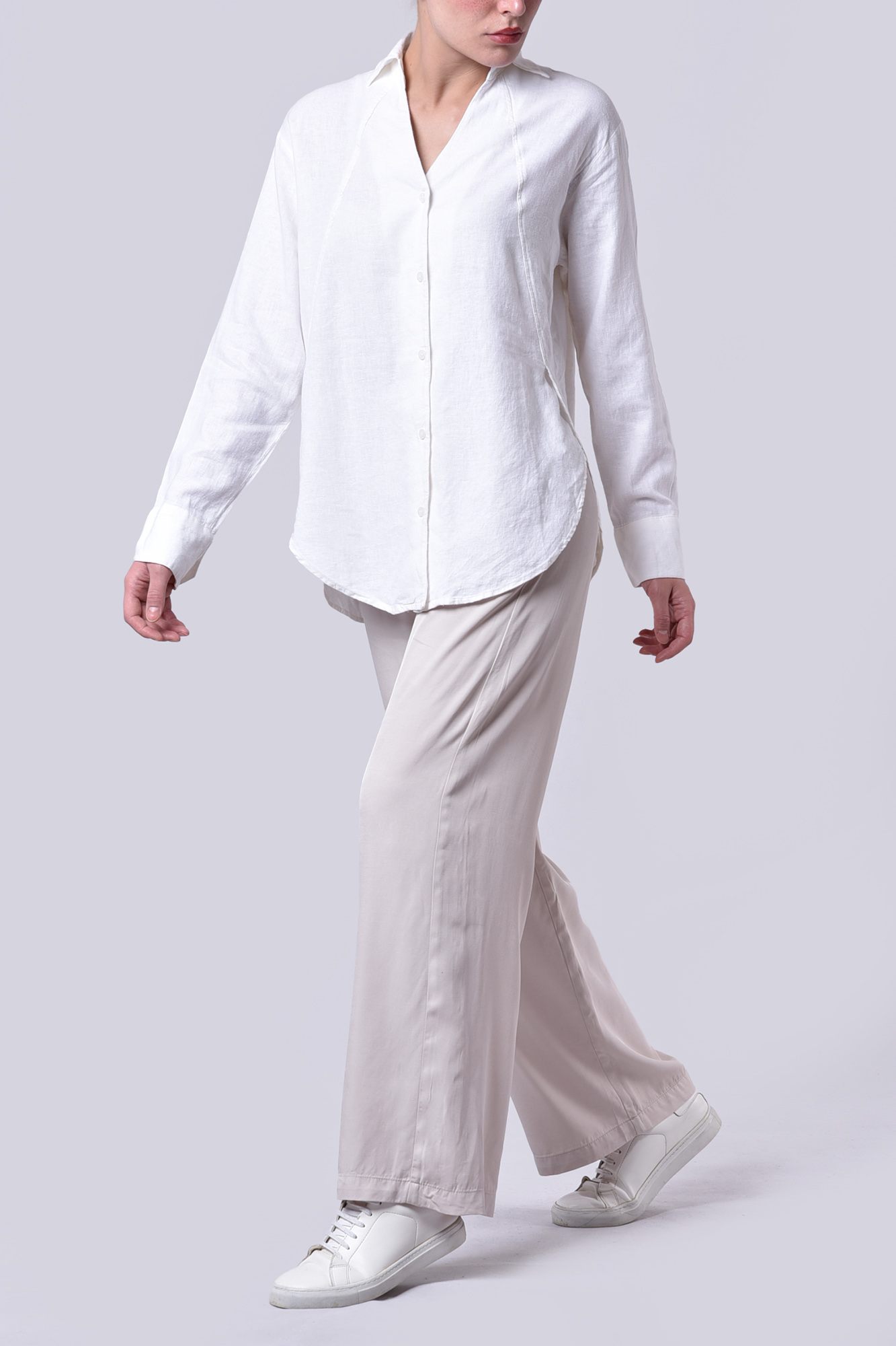 شومیز آستین بلند ساده زنانه