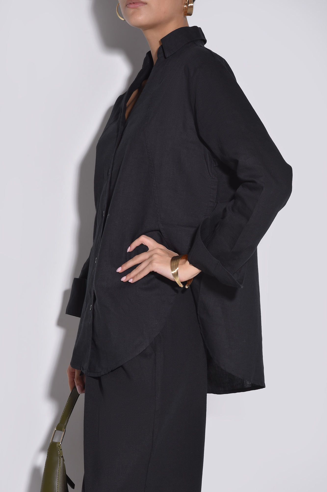 شومیز آستین بلند ساده زنانه