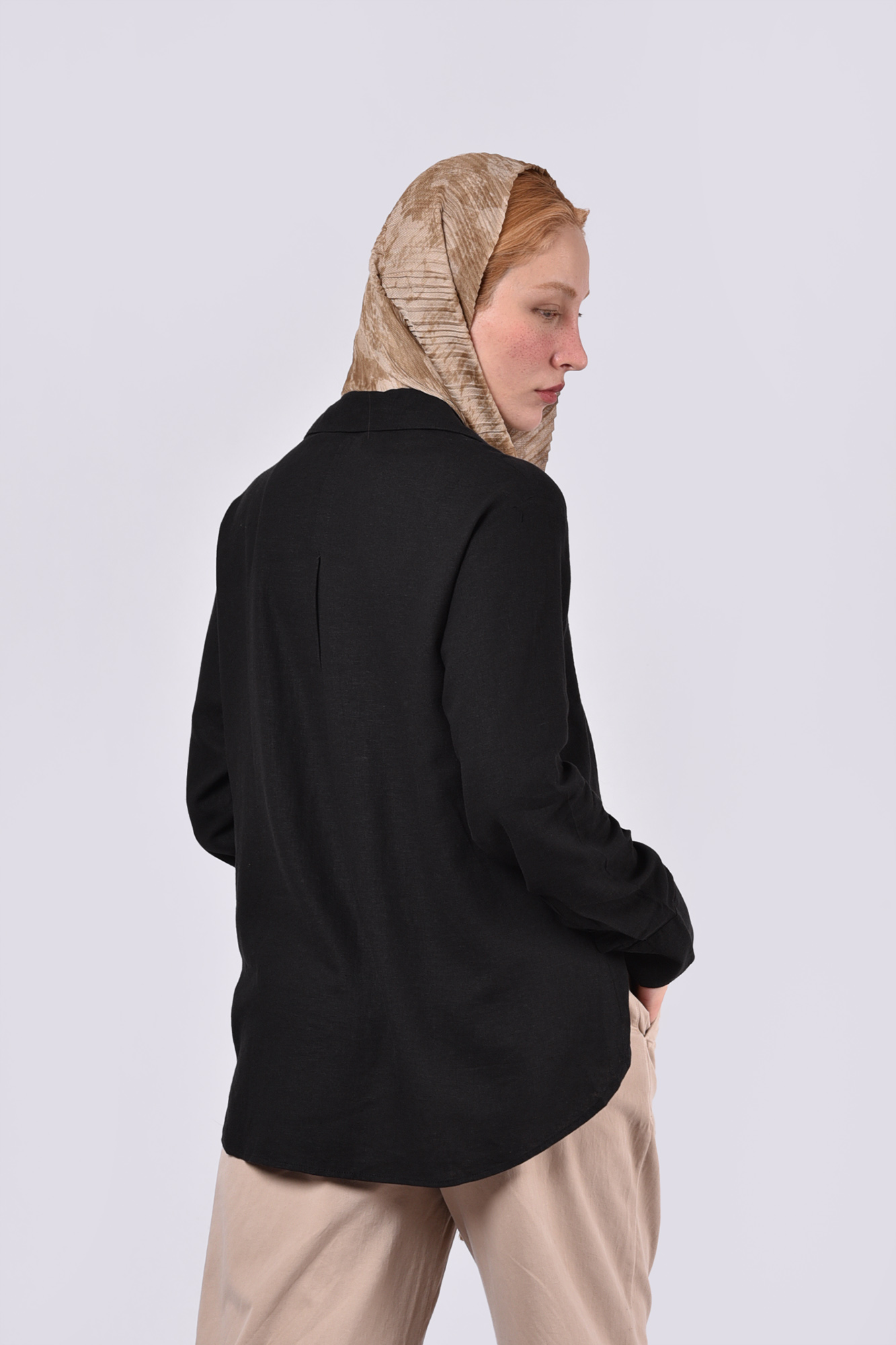 شومیز آستین بلند ساده زنانه