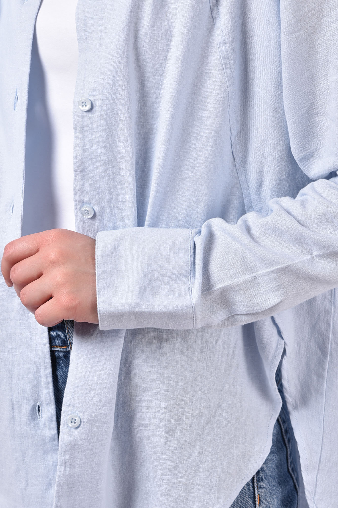 شومیز آستین بلند ساده زنانه