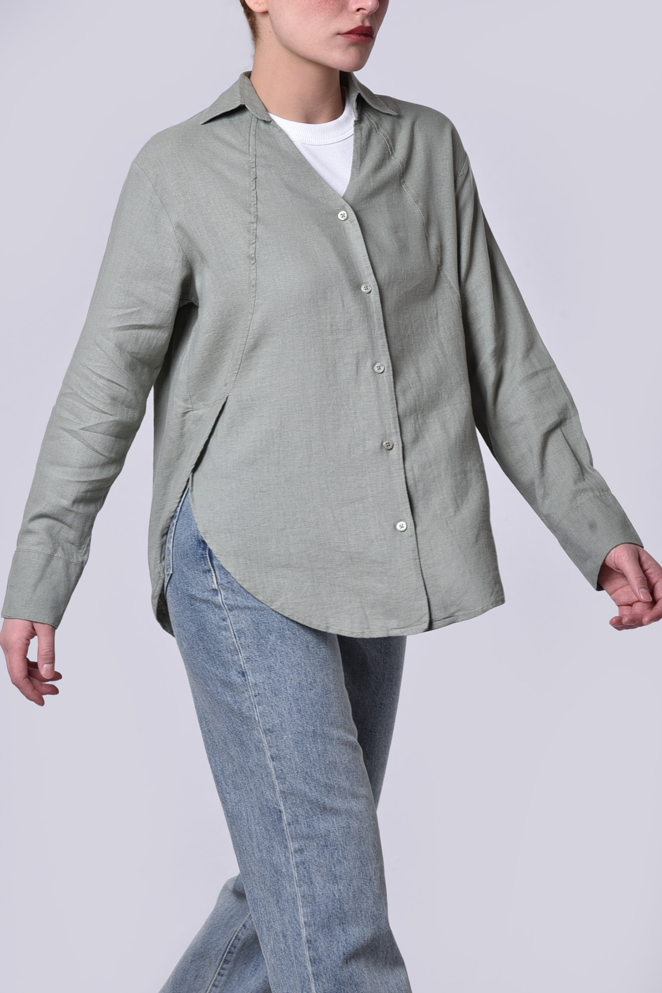 شومیز آستین بلند ساده زنانه