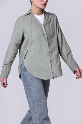 شومیز آستین بلند ساده زنانه