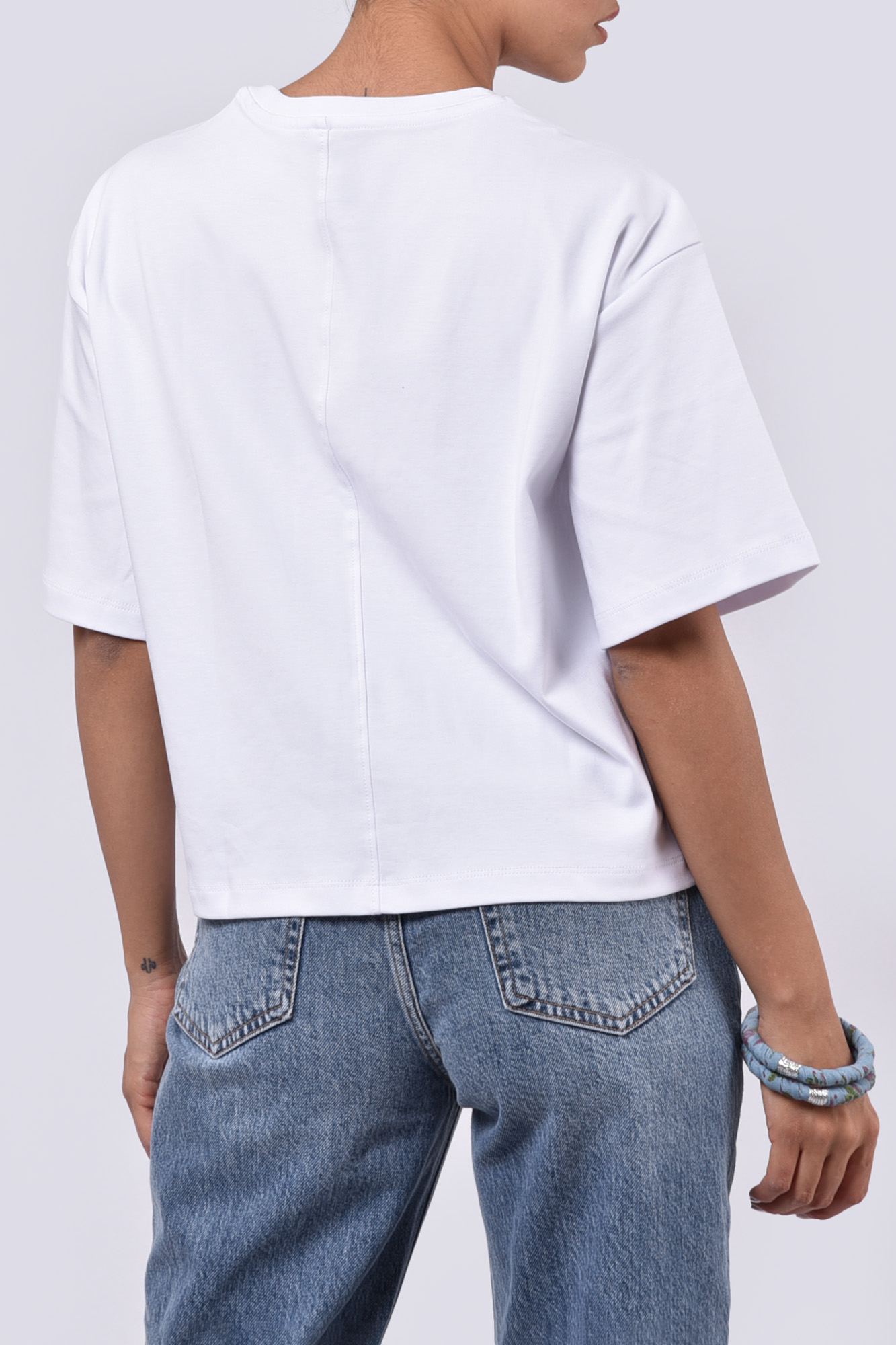 تیشرت آستین کوتاه چاپی زنانه