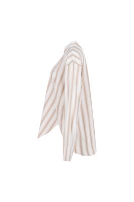 شومیز آستین بلند راه راه زنانه