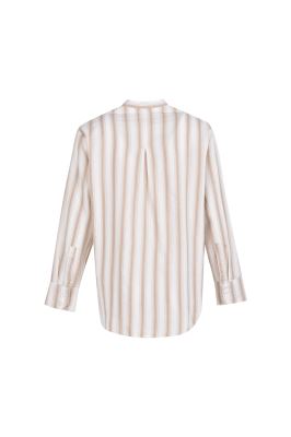 شومیز آستین بلند راه راه زنانه