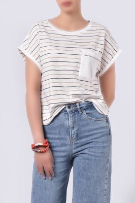 تاپ تیشرتی رینگر زنانه