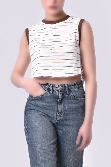 تاپ تیشرتی رینگر زنانه