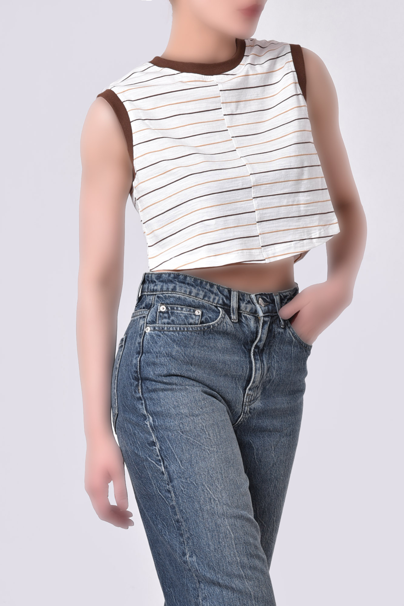 تاپ تیشرتی رینگر زنانه