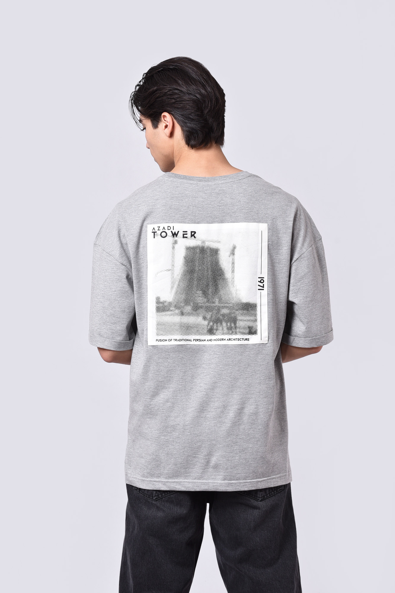 تیشرت آستین کوتاه چاپی مردانه