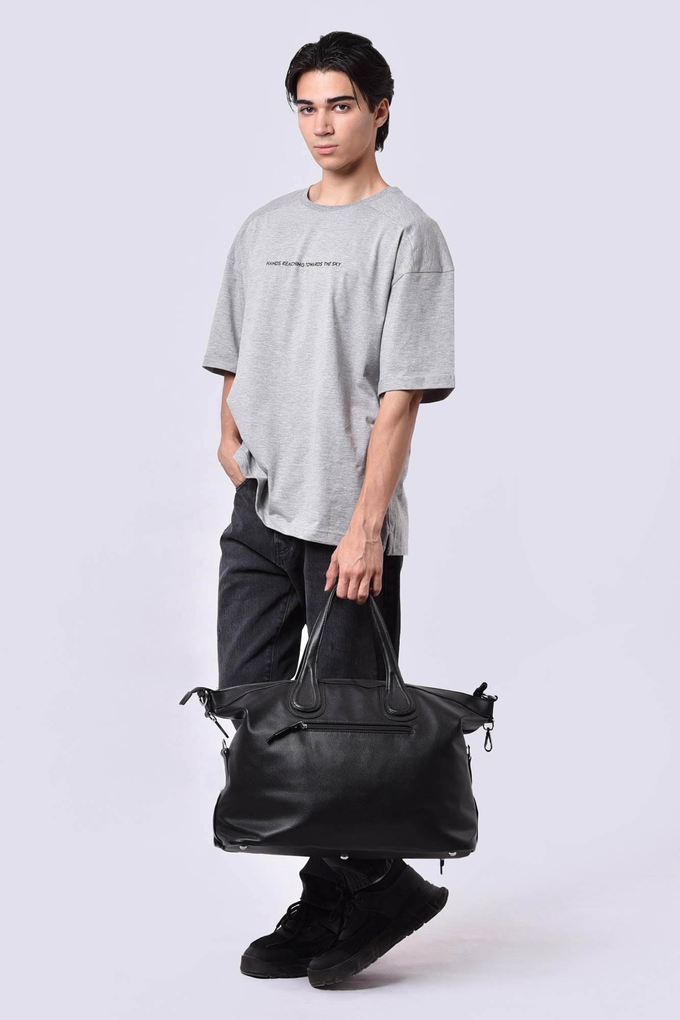 تیشرت آستین کوتاه چاپی مردانه