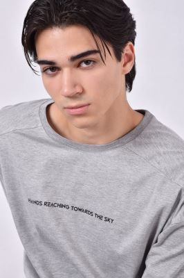 تیشرت آستین کوتاه چاپی مردانه