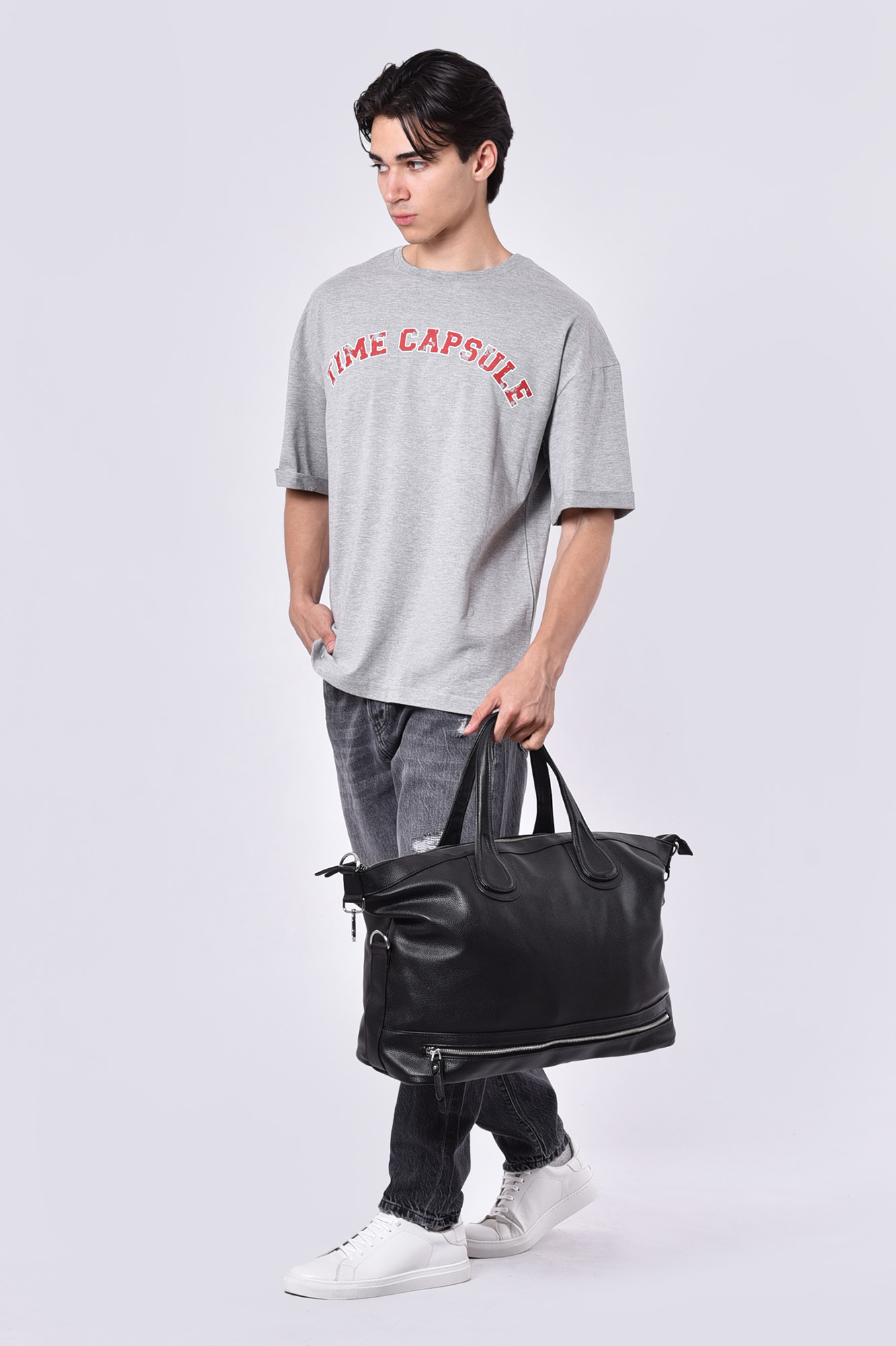 تیشرت آستین کوتاه چاپی مردانه