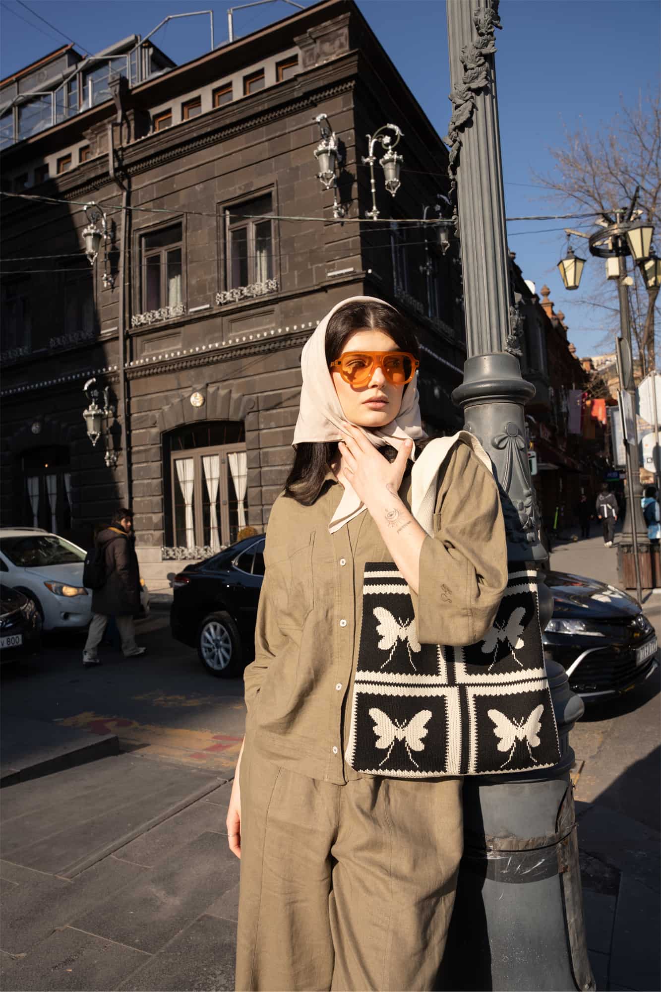 شومیز آستین بلند لینن