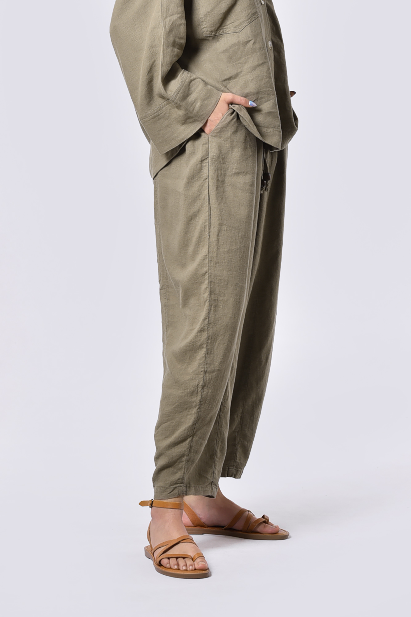 شلوار پارچه ای لینن