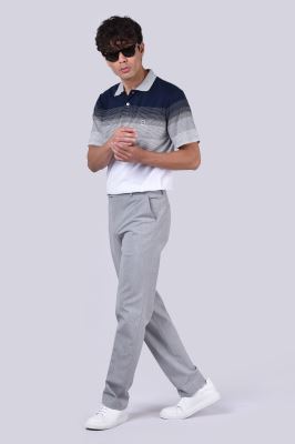 پلوشرت آستین کوتاه راه راه