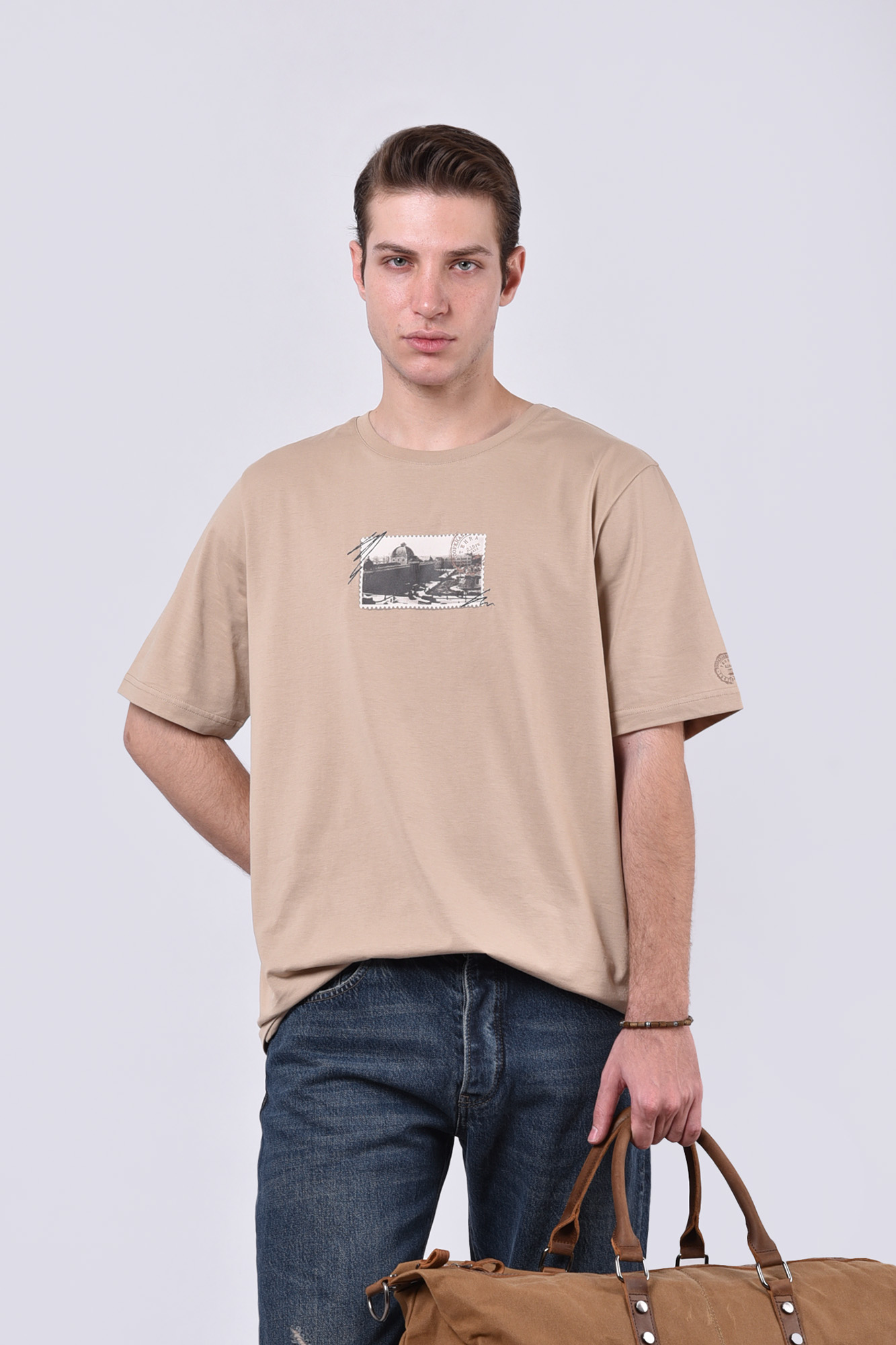 تیشرت آستین کوتاه چاپی