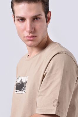 تیشرت آستین کوتاه چاپی