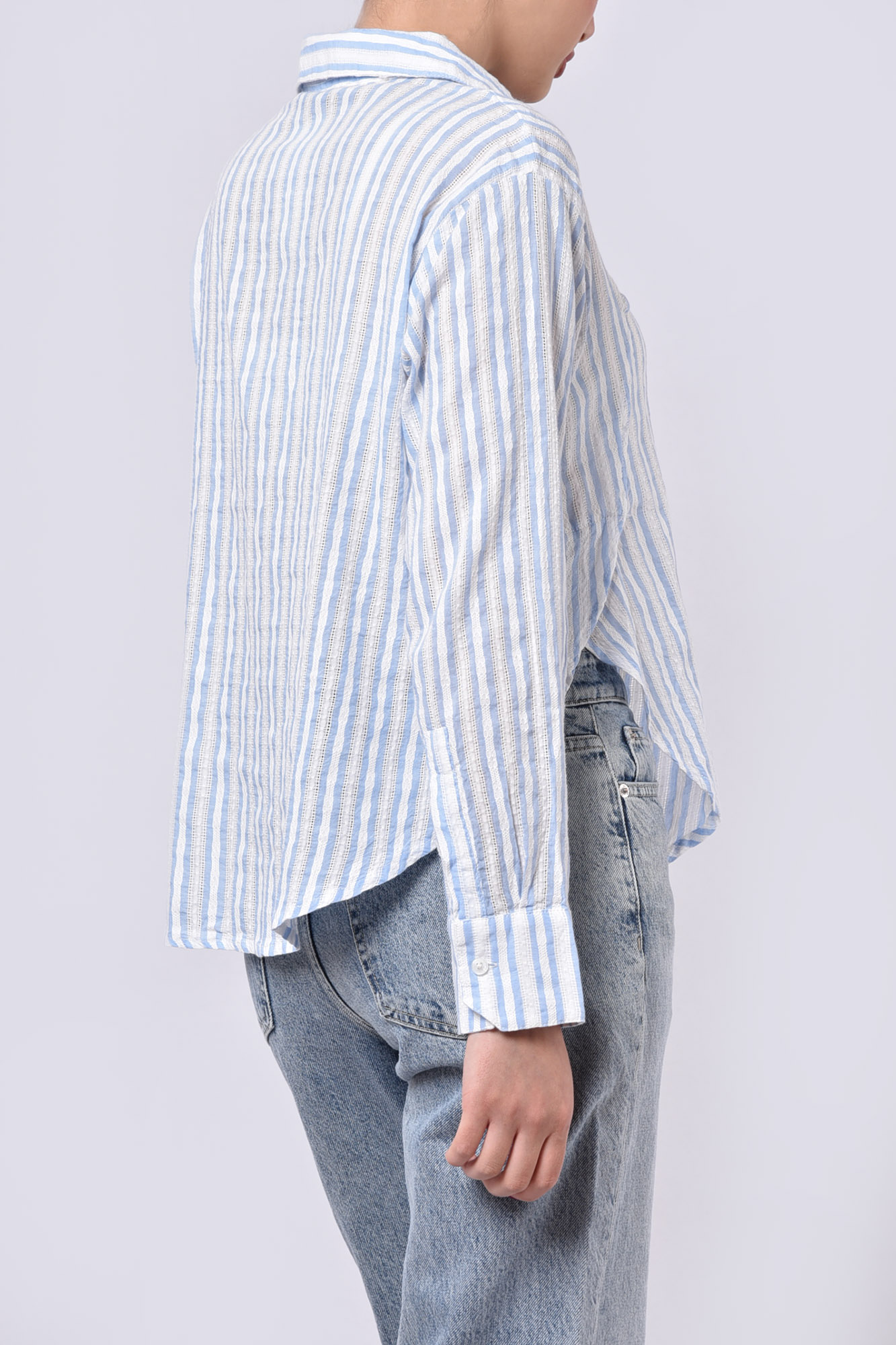 شومیز آستین بلند راه راه