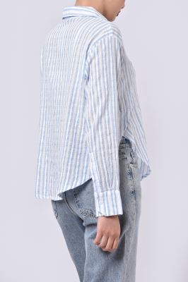 شومیز آستین بلند راه راه