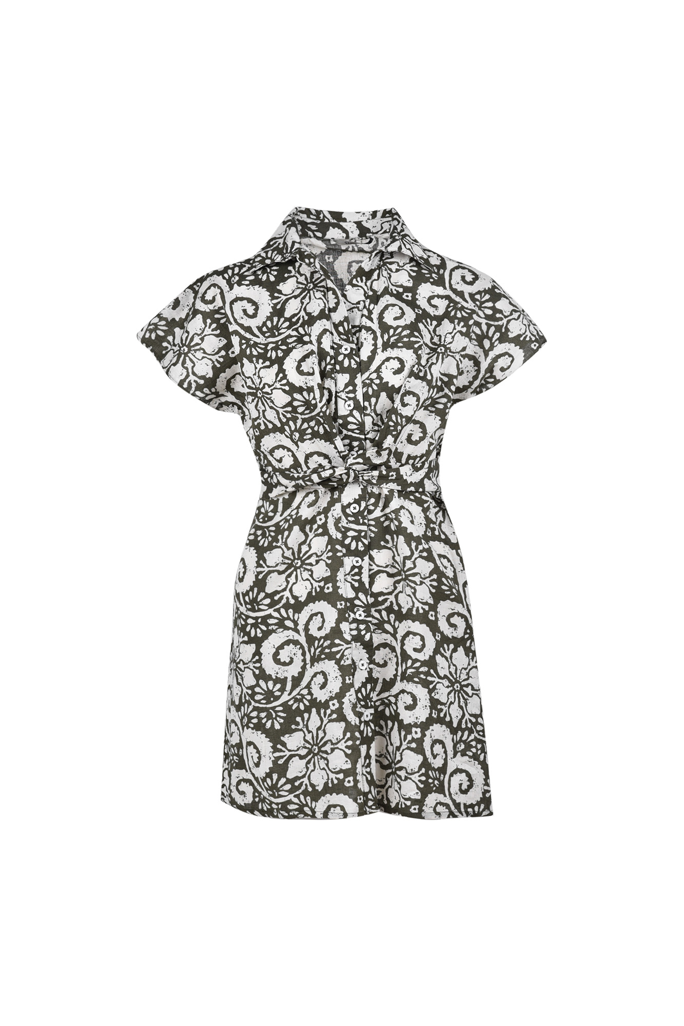 پیراهن کوتاه لینن